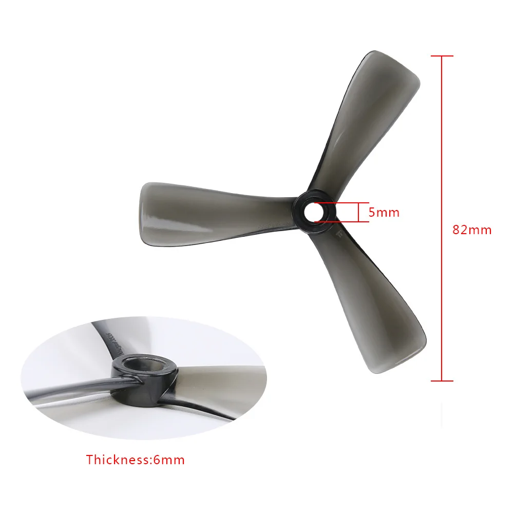 2/4Pair iFlight Nazgul 3535 3.5inch Cine Tri-blade/3 Blade Propeller Blade with 5mm Mounting Hole for FPV Protek35 Parts