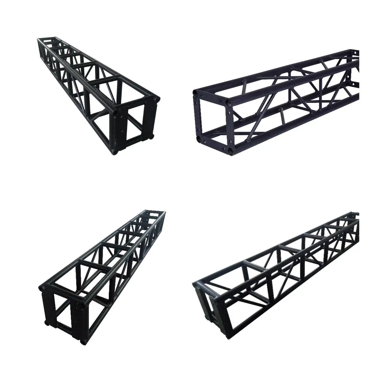 

Bolt/spigot Foldable Portable Aluminum Truss Standard Roof Black Truss Display For Stage Event Lighting