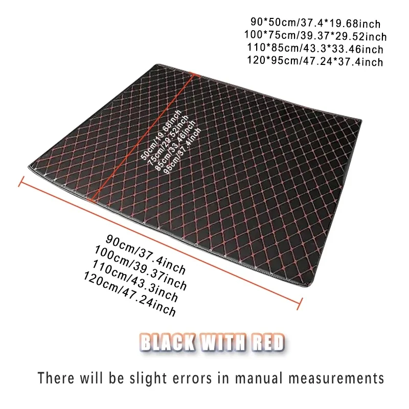 Universal Car Trunk Cargo Liner, Auto Rear Trunk Mat Carpet, Vehicle Interior Protective Cover Replacement Accessory