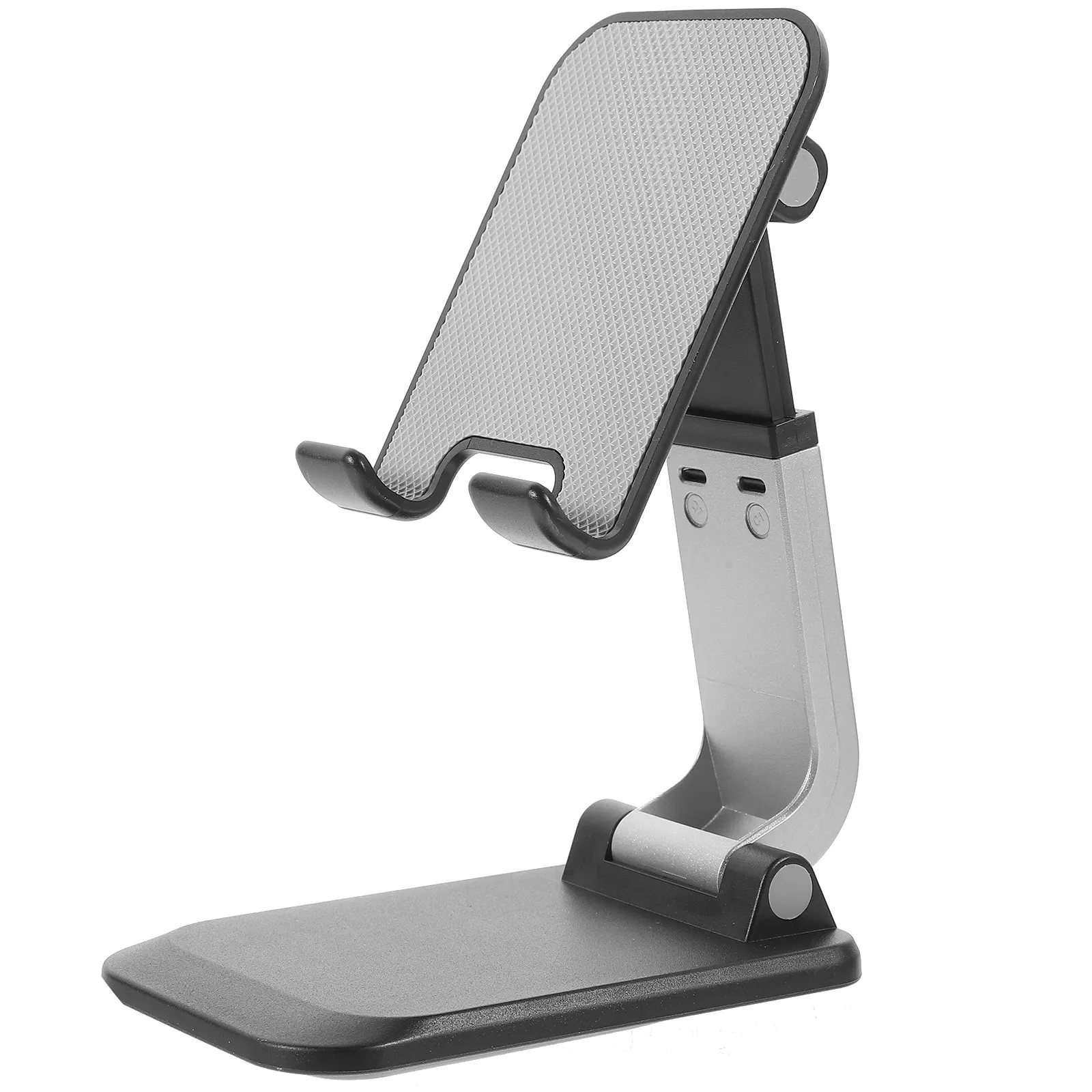 

Aluminum Alloy ABS Silicone Phone Stand for Desk Adjustable Cell Phone Holder Desktop Stand for Office Bedside Video Watching