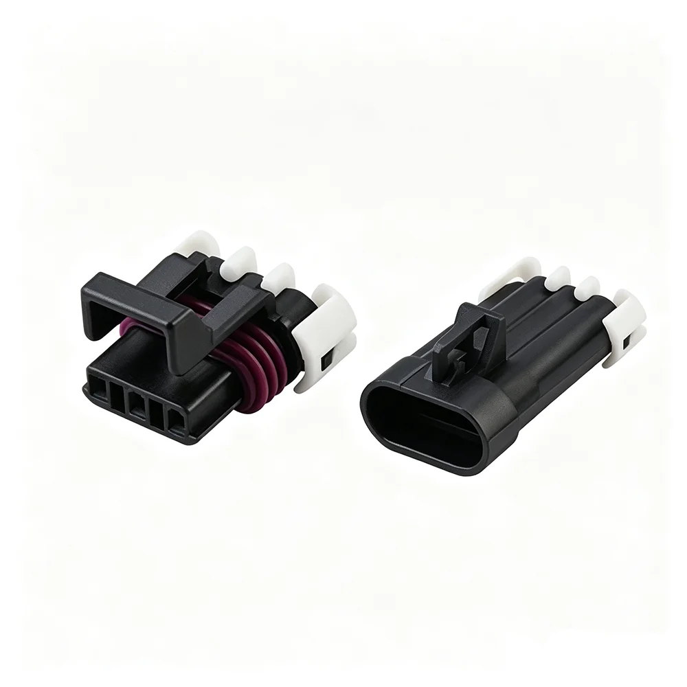 1/5/10 Set 3 Pin Black Metri-Pack 150 Male Or Female Temperature Sensor Plug Auto Waterproof Connector 12129615 12110293