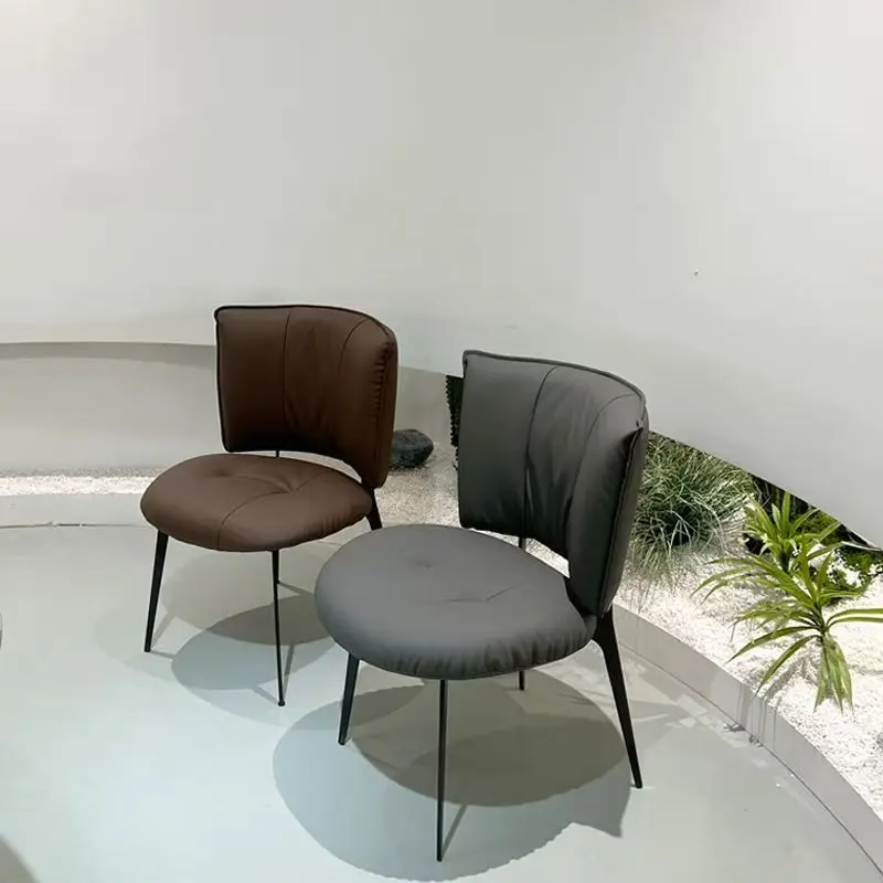 Minimalist dining chair Modern minimalist restaurant Hotel back chair Household chair
