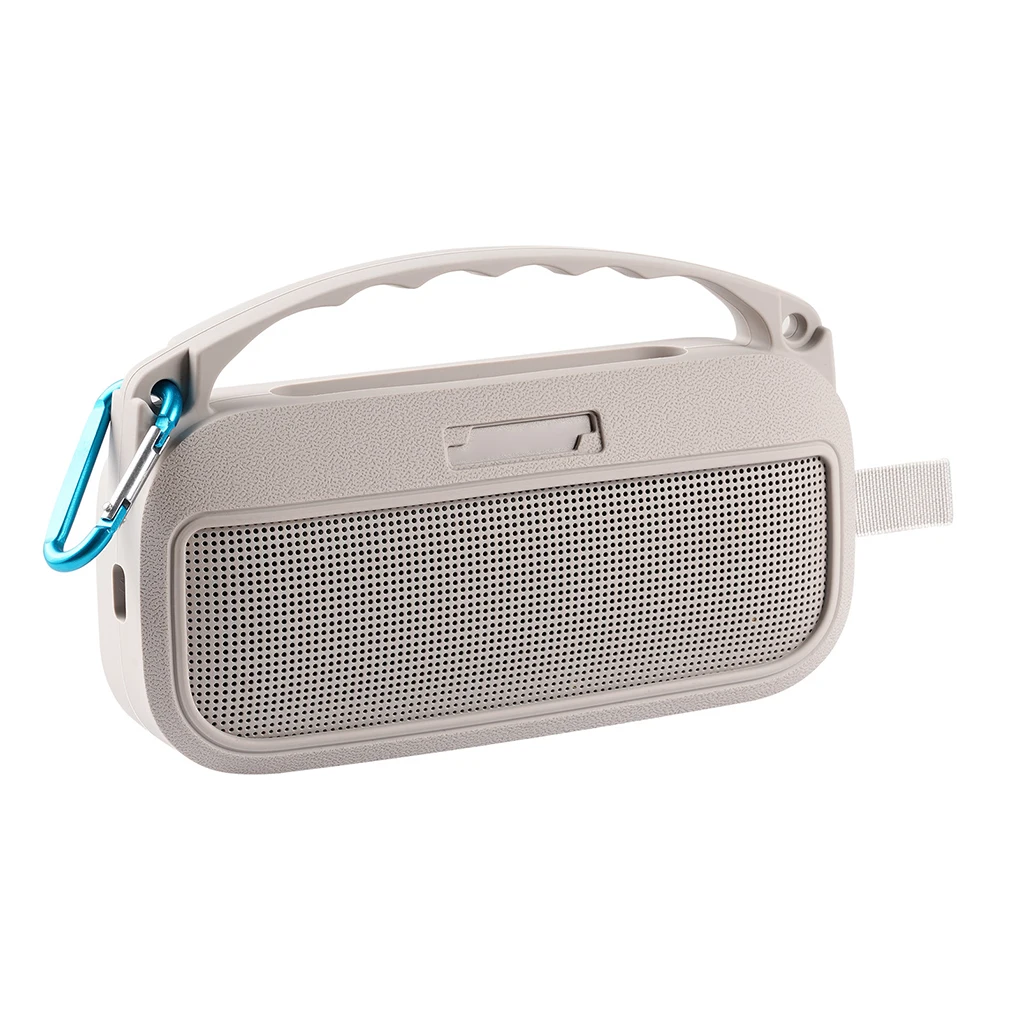 Silicone Case Cover for Bose SoundLink Flex 2nd Gen with Handle & Shoulder Strap Travel Protective Carrying Pouch Carrying Case - Image 4