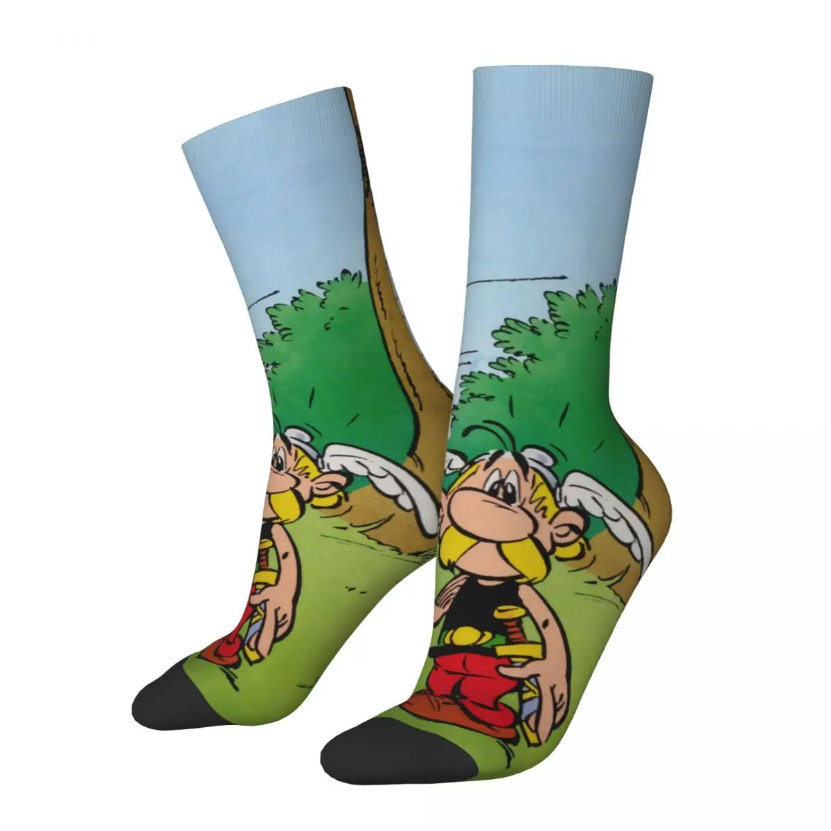 Old Man In The Woods Unisex Winter Socks Hip Hop Happy Socks street style Crazy Sock