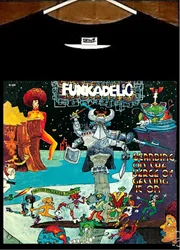 Funkadelic T Shirt Funkadelic De Pé Na Verge De Obtendo-O Em Camiseta