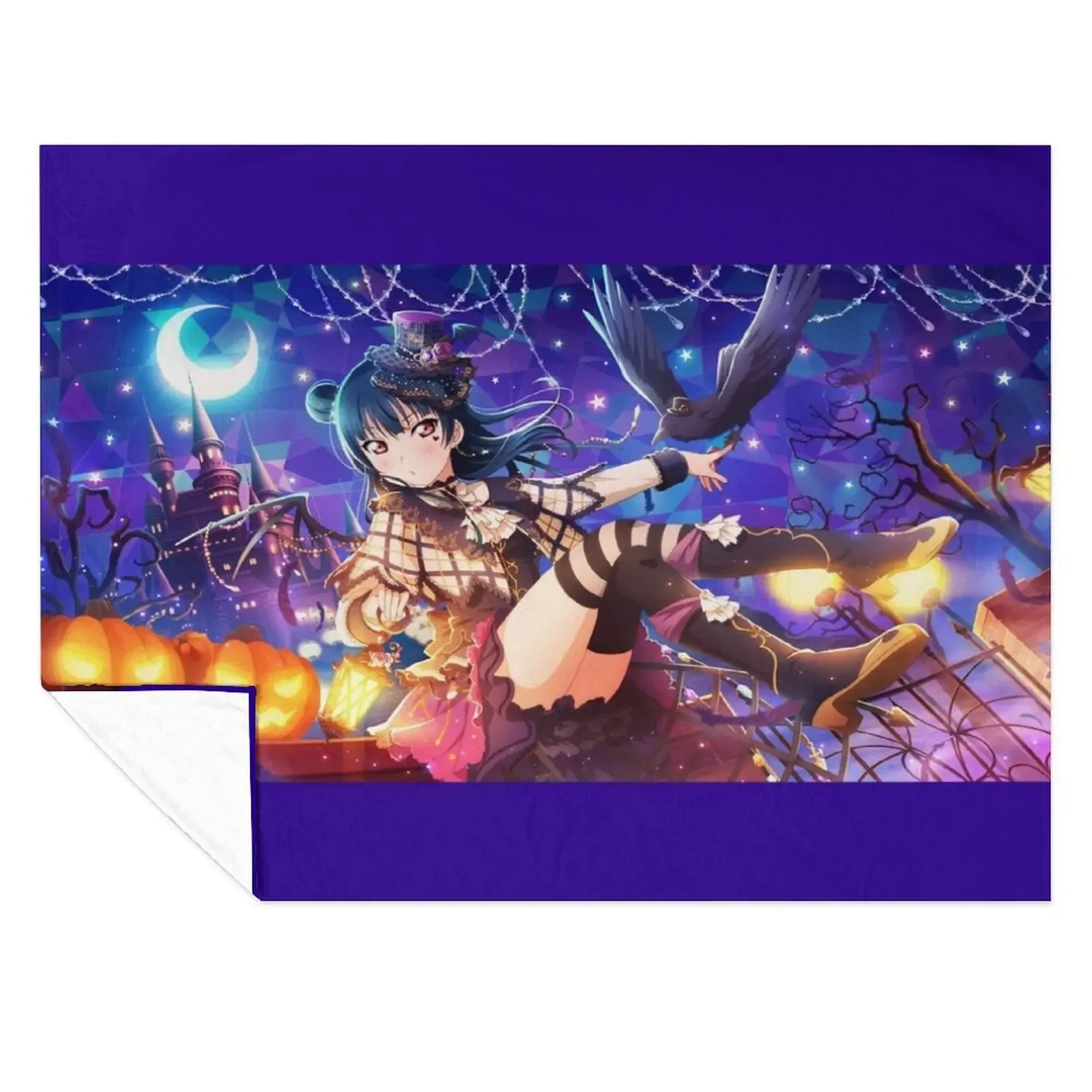 

Haunted Princess Yoshiko Yohane Tsushima LLSIFAS Throw Blanket Thermals For Travel Single Beach Vintage Blankets