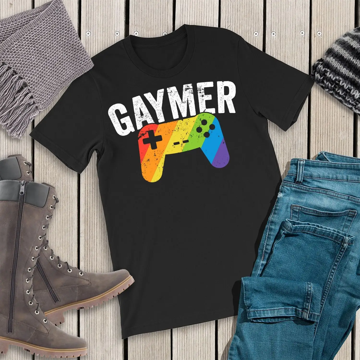 

Геймерская футболка Забавная ЛГБТ-гей-лесбиянка-геймер Папа-прайд