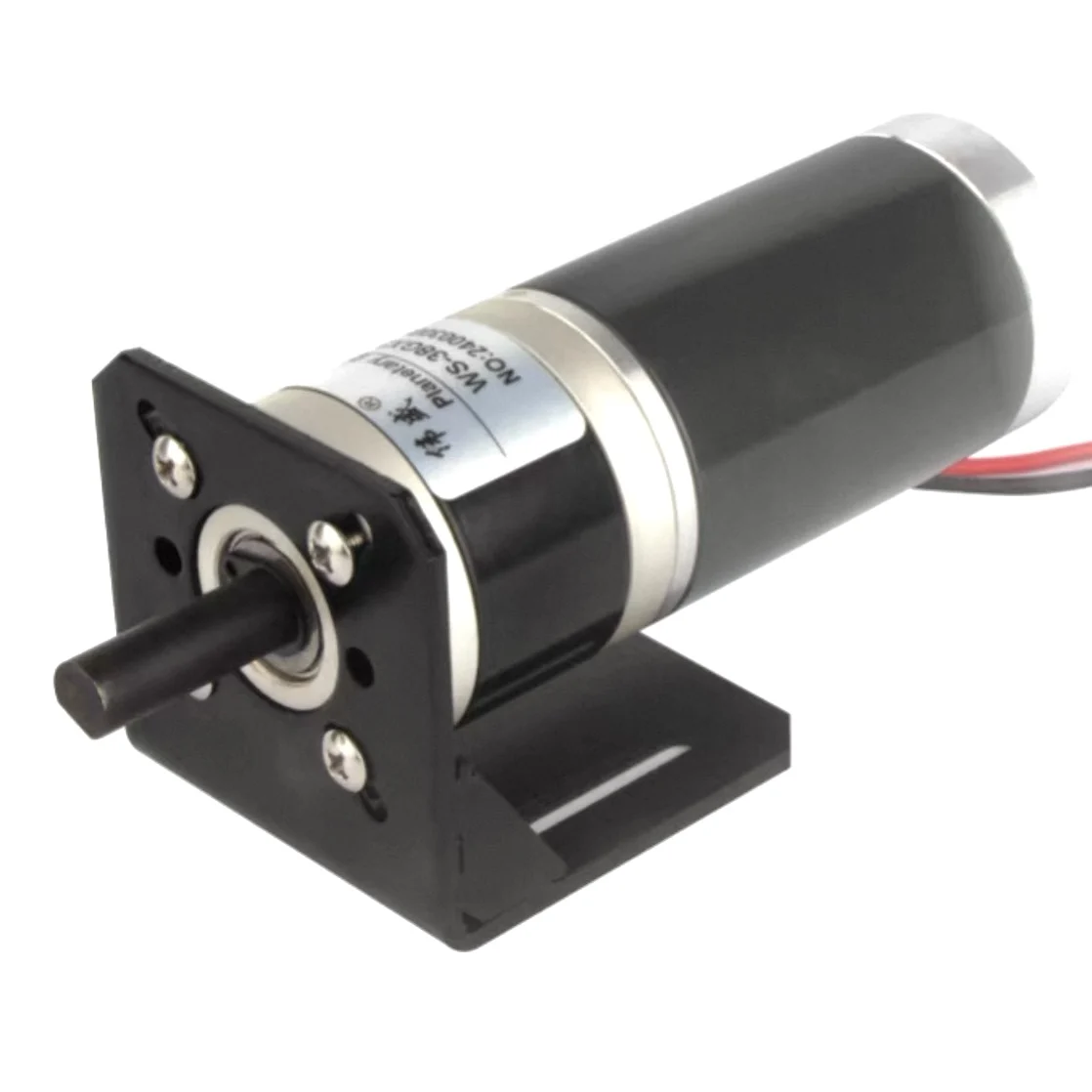 38MM Planetary Gearbox DC Motor 12V 24V 5-1500RPM 15W Adjustable Speed Carbon Brush Metal Gear Motor