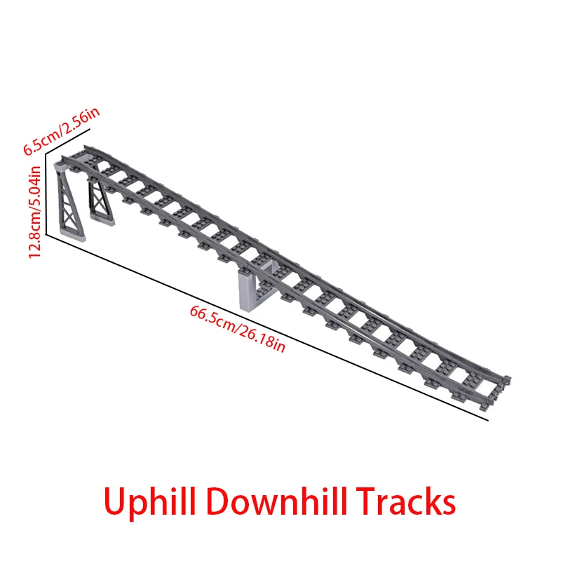 Stadt Züge DIY Bausteine Gerade Gebogene Schiene Ziegel Teile Brücke Tunnel Modell Weiche Flexible Kreuz Gleise Eisenbahn MOC Spielzeug