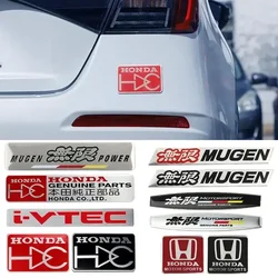 Car Nameplate Emblem Sticker Tail Trunk Decals for Honda Odyssey Accord CRV Civic City Pilot HRV Crosstour CRZ Vision Elysion