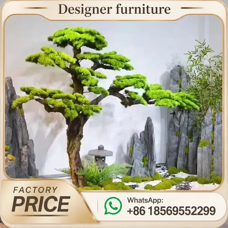 Artificial Pine Tree Fake Cypress Plant For Home Decoration Indoor Centerpiece Greenery Faux Floor Standing Decor