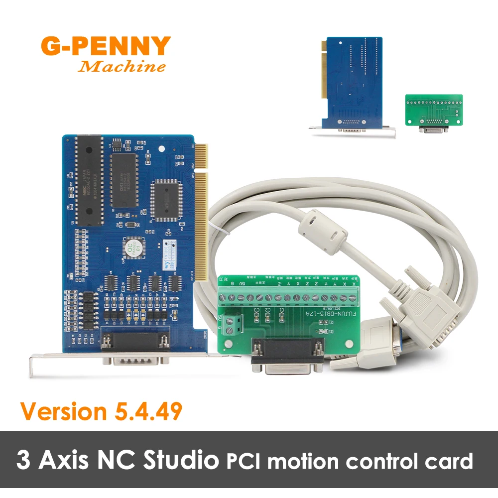 NC Studio 3Axis PCI motion control card for router engraving milling machine interface adapter breakout board R