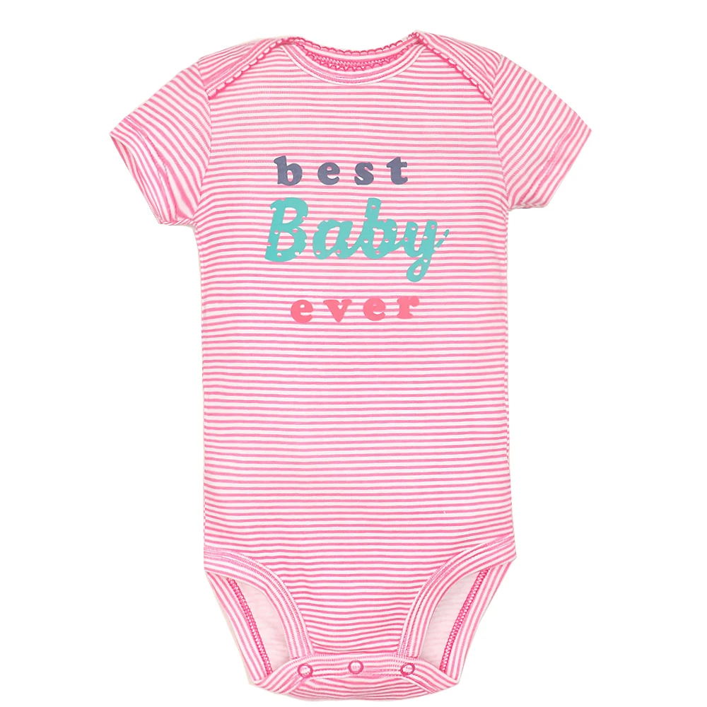 2024 Summer Baby Clothes Soft Cotton Baby Girl Boys Bodysuit Newborn Cartoon Flower Baby Clothes Infant Bebe Jumpsuits 0-24M