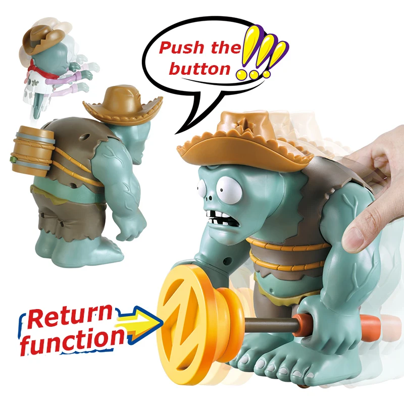 Plants vs Zombies หุ่นเกมซอมบี้ยักษ์ใหญ่แห่งท้องทะเลลึก2ตัวหุ่นจำลองของเล่นที่มีใบอนุญาตของแท้จำลองเกมของขวัญสำหรับเด็ก