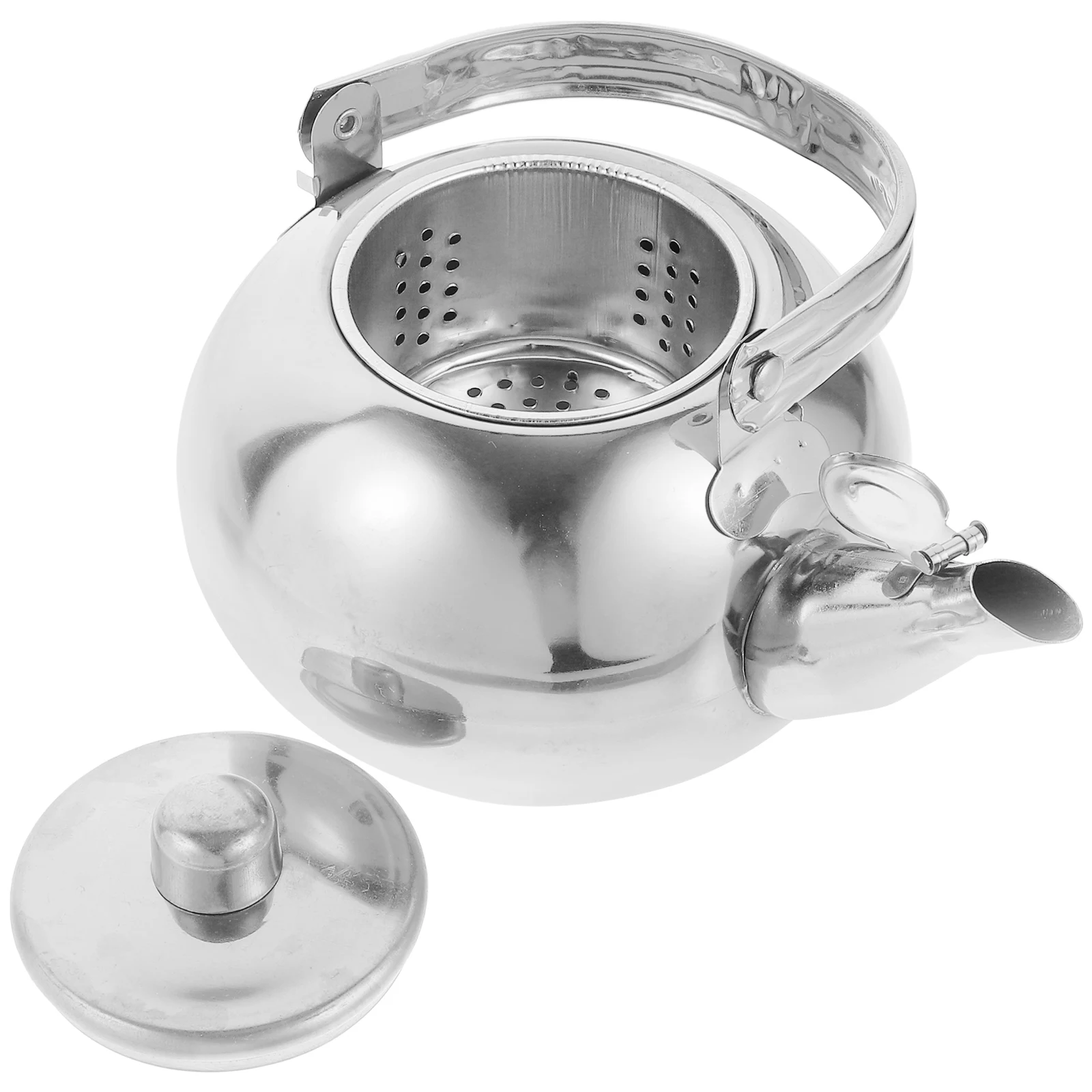 

Stainless Steel Kettle Stovetop Tea Pot For Gas Electric Induction Cooktops Kitchen Water Kettle Daily Use Tea