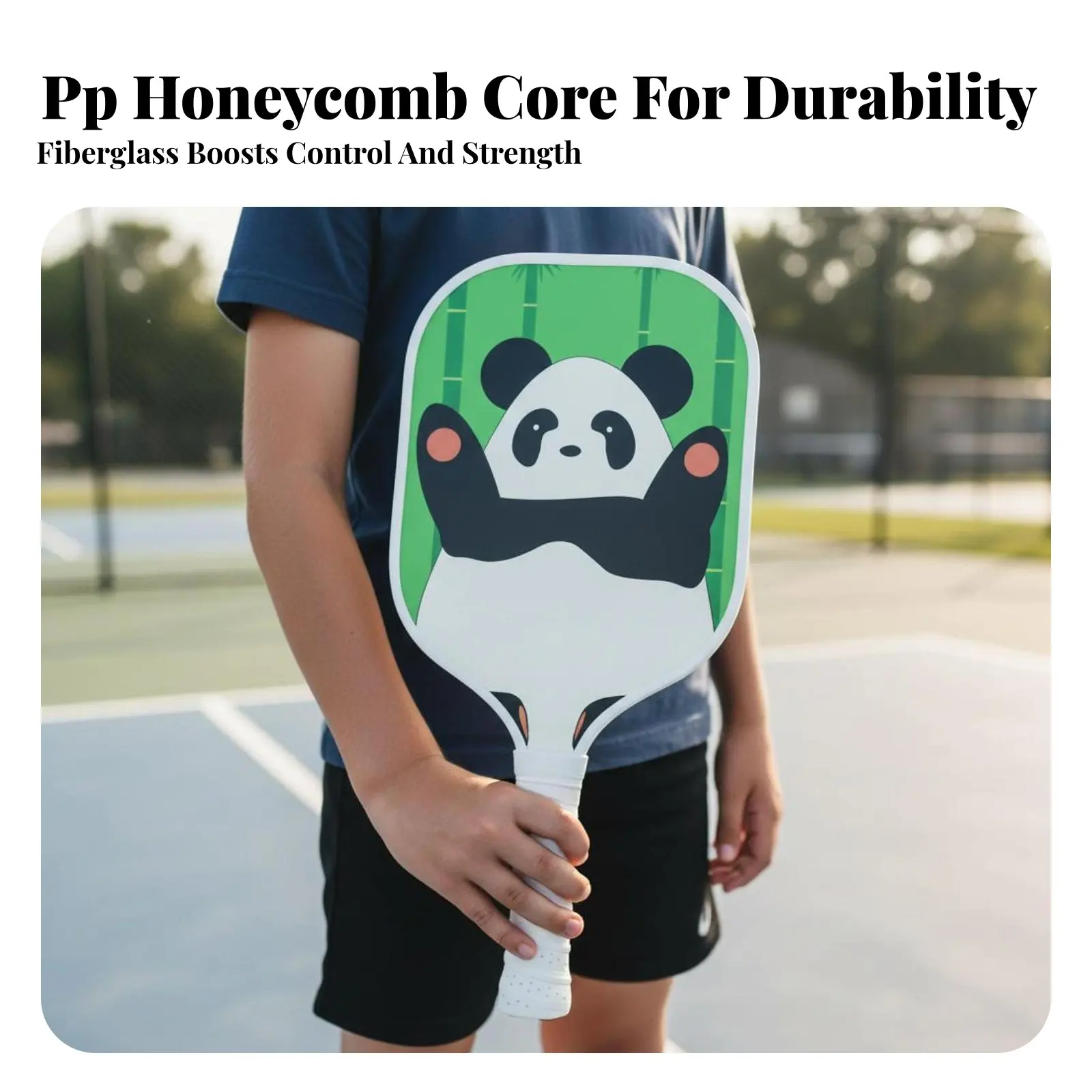 

Детская ракетка для пиклбола: долговечная, для игр на улице, легкое управление, удобная рукоятка, спортивный инвентарь