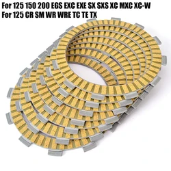 Clutch Plate Friction Disc Plate Fit For 125 150 200 EGS EXC EXE SX SXS XC MXC XCW Supermoto For Husqvarna CR WR TC TE TX 125