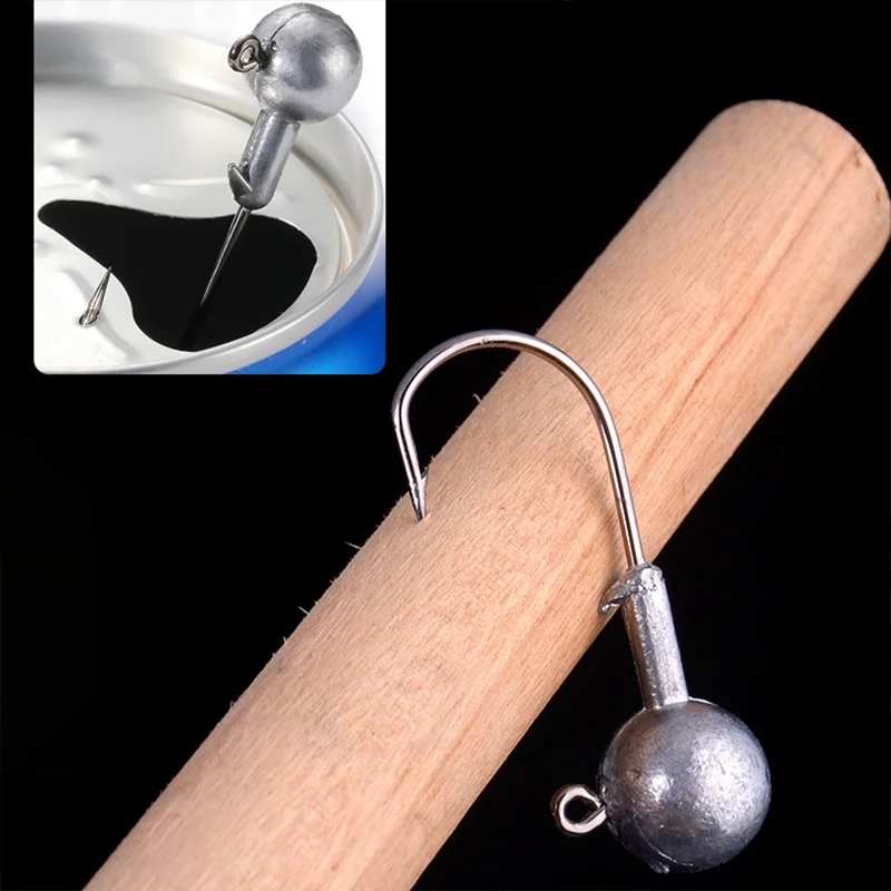 Jig Head Hooks Accessories Sea Lure for Fishing Sinkers Lead 낚싯바늘	рыболовный крючок gancho рыбалка for Carp gig 모든 게 낚시를 위해