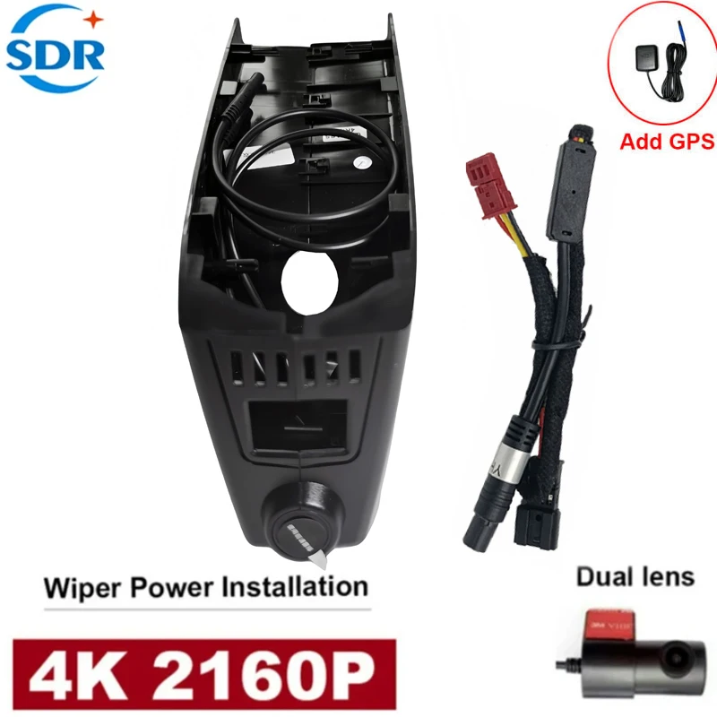 

4K Plug and Play Wifi Car DVR Camera OEM Dash Cam for BMW X4 Low Version/xDrive25i M Sport 2019 2020 With GPS & APP Control