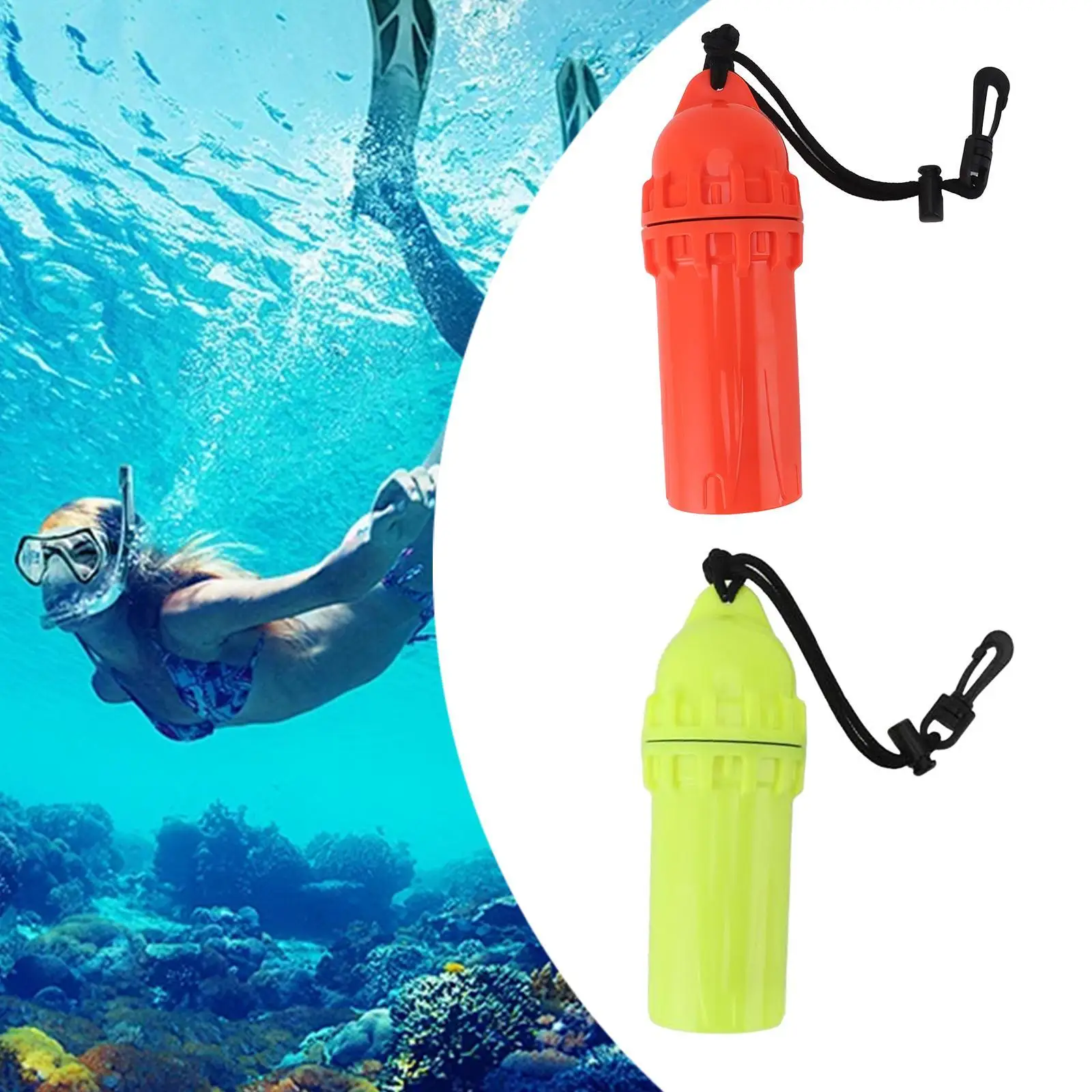 

Scuba Diving Dry Box Portable Diving Seal Box Underwater Dry Storage Box for Camping Water Sports Snorkeling Kayaking Swimming