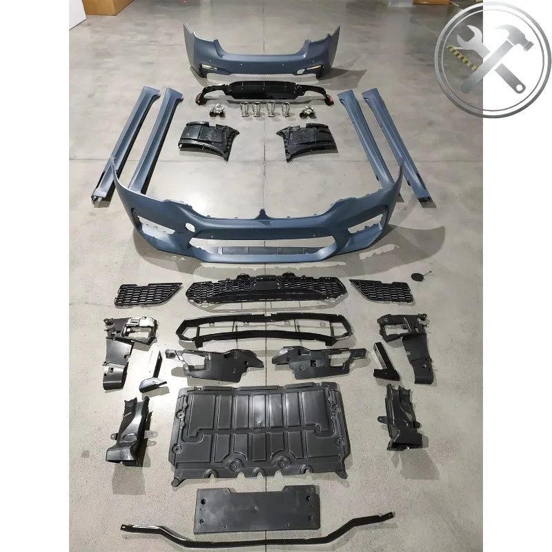 

Auto Exterior Spare Parts M Power F90 M5 Style Full Body Kit Front Rear Bumper Side Skirt For 5 Series G30 Pre Facelift 2018-202