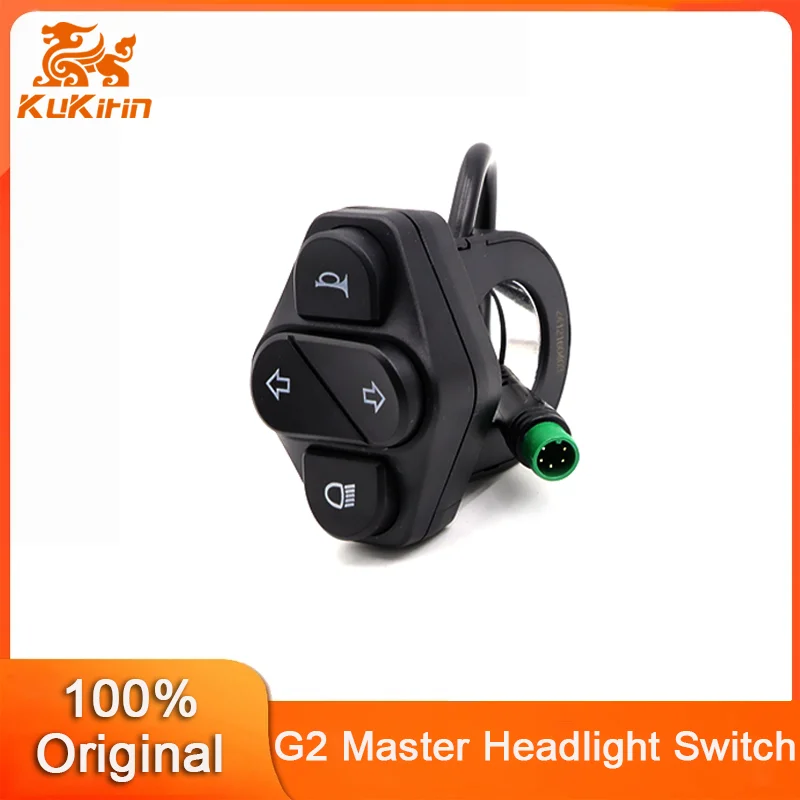 

Original Headlight Switch for Kukirin G2 Master Electric Scooter 5 Pin Turn signal switch Horn button Accessory