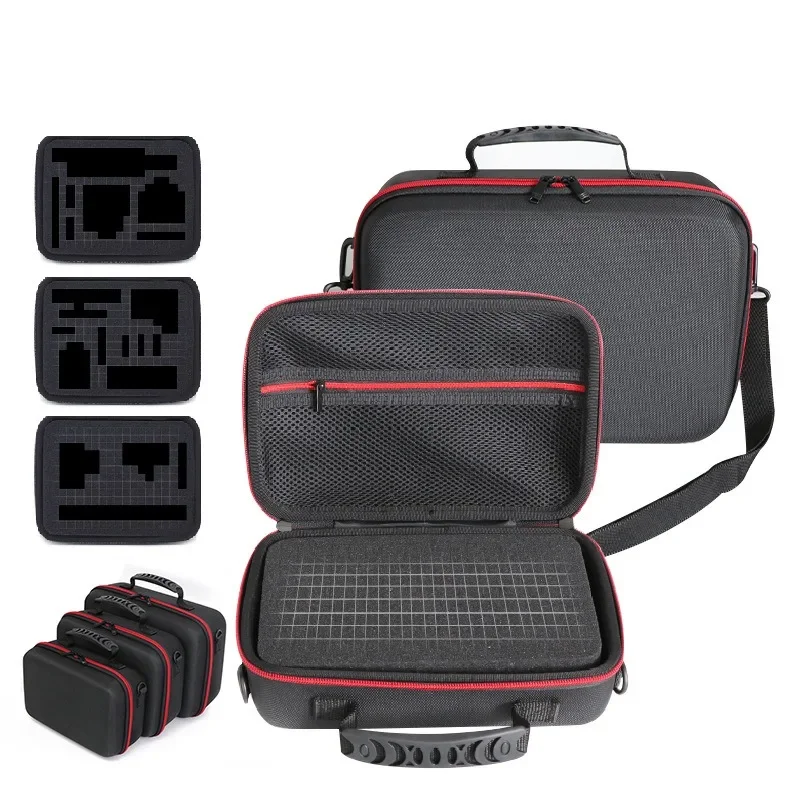 

New Electronics Accessories Travel Organizer Case Large Capacity Hard Shell DIY Storage Bag for Gopro Camera HDD UAV Instruments