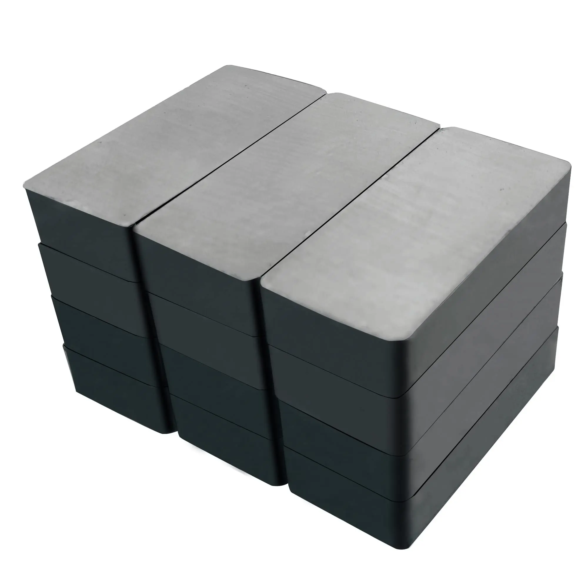 

4/8/12Pcs Ferrite Block Ceramic Magnets Rectangular Magnets Ceramic Rectangular Square MagnetsGrade-8 Hard Ferrite Magnets Craft