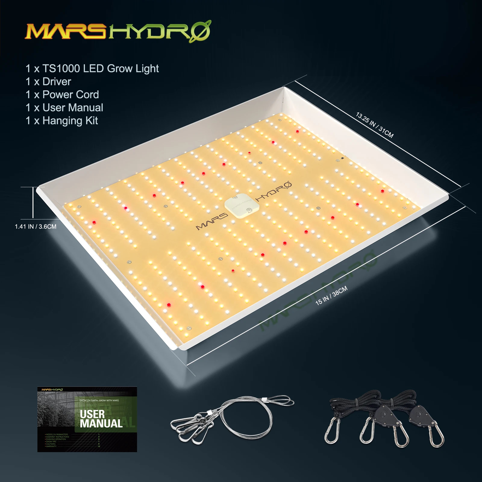 Imagem -06 - Full Spectrum Led Grow Light Quantum Board Phytolamp para Plantas de Interior Sistema Hidroponia Mars Hydro ts 1000 150w 2024