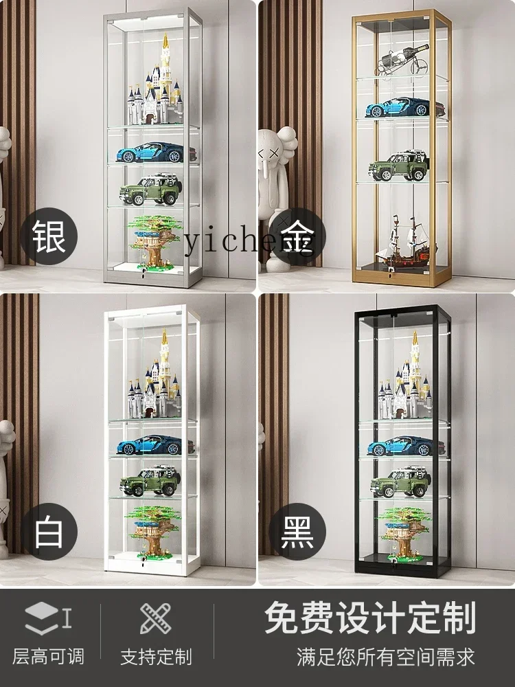 l2 dust-proof figure display cabinet model Gundam display household building block storage cabinet shelf