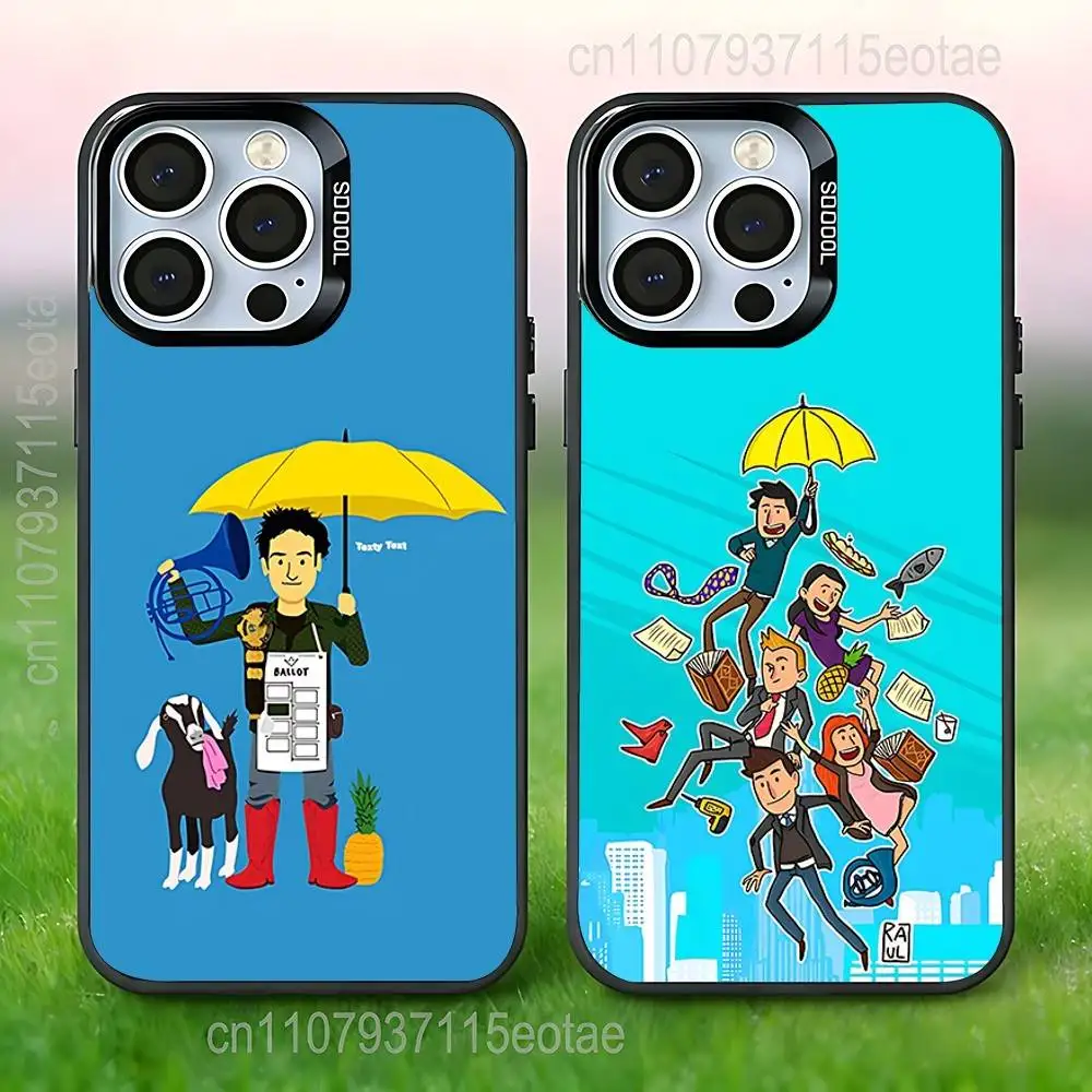 

H-How I Met Your Mother Himym Black Phone Case Compatible with iPhone 17 16 15 14 13 12 11, Pro, Max, Plus, E, Air, Mini