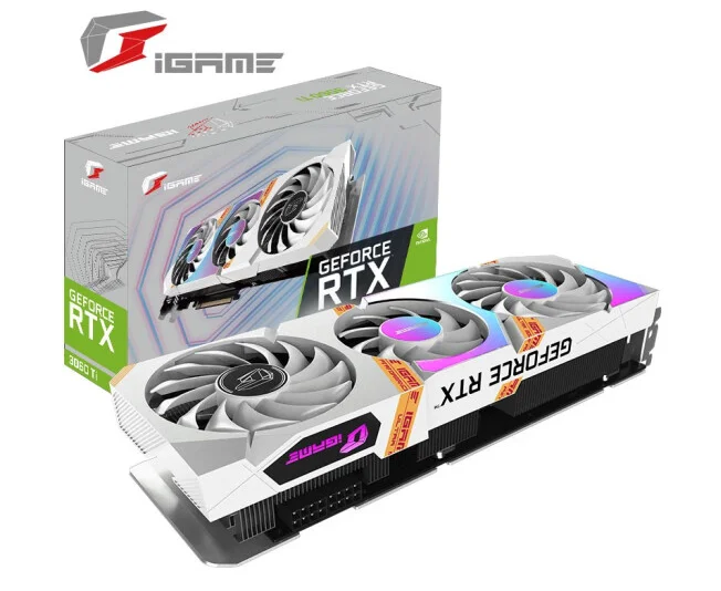 

Новая видеокарта iGame GeForce RTX 3060 Ti Ultra W OC G6XGaming RTX 3060 ti GPU