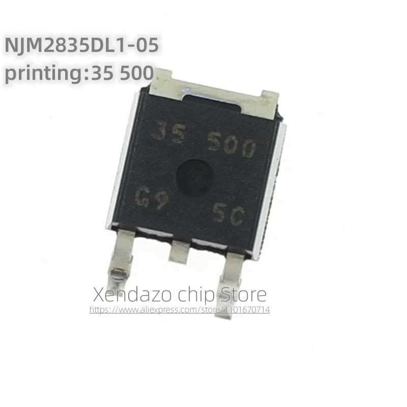 

10pcs/lot NJM2835DL1-05 NJM2835DL1 Silk screen printing 35500 TO-252 package Original genuine Voltage regulator chip