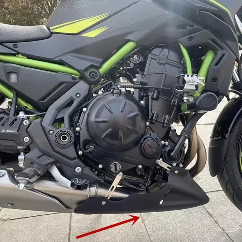 For Kawasaki Z 650 Z650RS 2017-2024 Motorcycle Engine Guard Frame Protection Lower Spoiler Fairings Belly Pan Cover Accessories