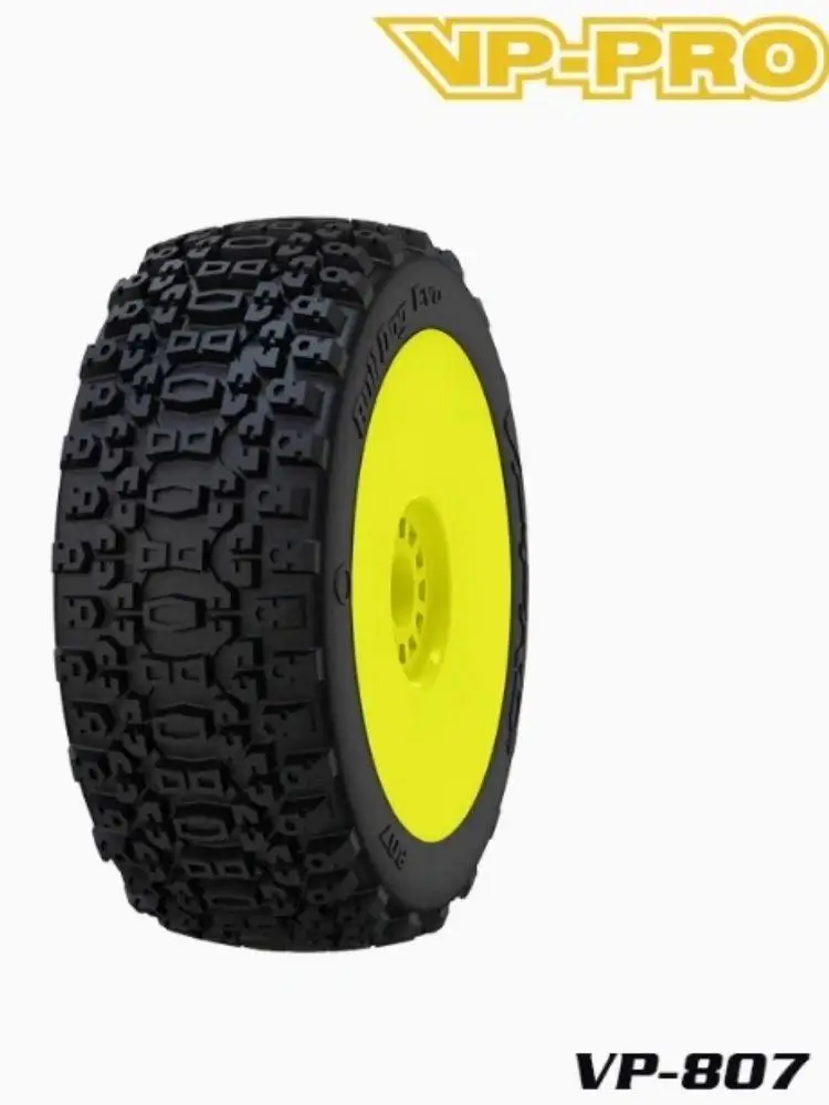 

High Quality VP PRO VP 807G Bull Dog Evo 1/8 RC Buggy Tire 17mm Nut Racing Tire Sponge High Grip ARRMA Xray Hsp Kyosho