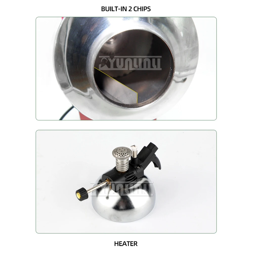 

2025 Electric Coffee Bean Roaster Stainless Steel Coffee Bean Baking Tools Household Rotating Baking Machine