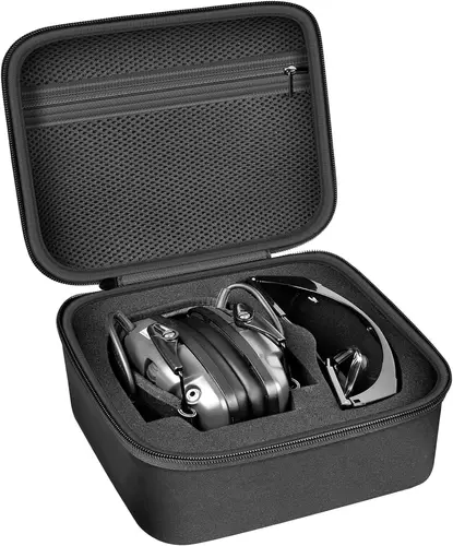 Funda para orejeras electrónicas Walker's Razor Slim/para Howard Leight, bolsa de almacenamiento para protección auditiva y caza