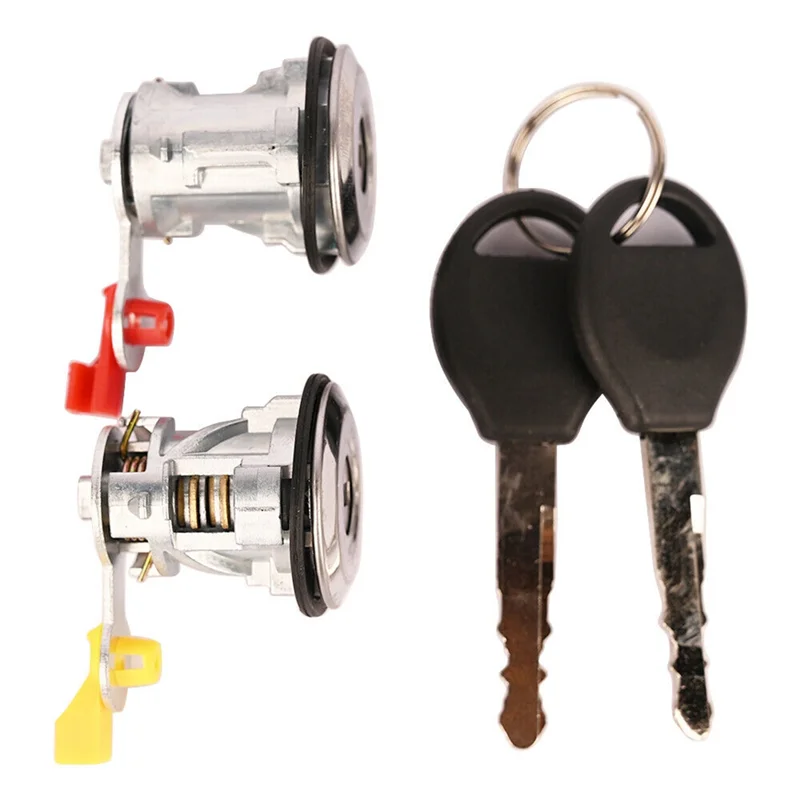 Cilindro de cerradura de puerta izquierda y derecha con llave para Nissan Altima Frontier Pathfinder Xterra 2000-2003 H06003J185 H06003J125