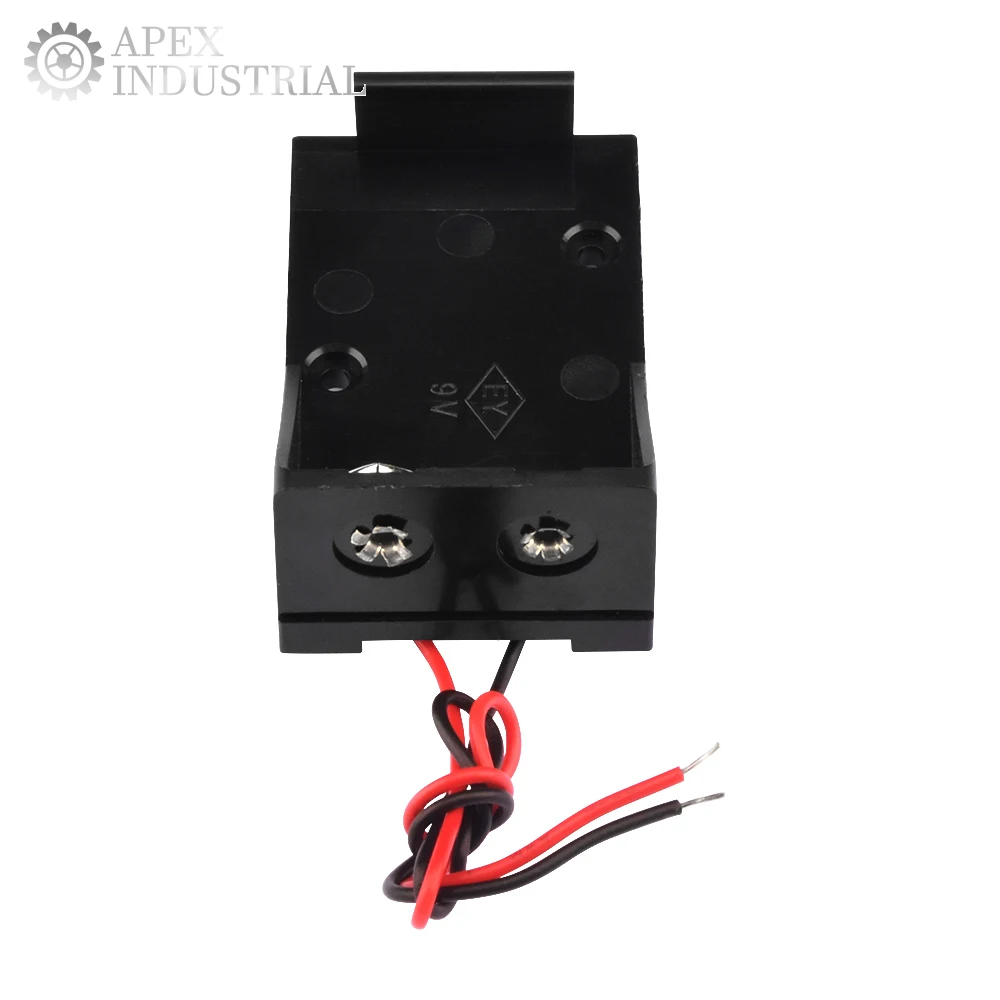 9V Battery Holder with Wire Leads Clip Connector Case Box for DIY Electronics Projects, Power Supply, Portable Devices