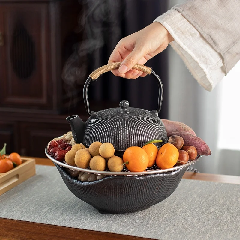 

Набор для чаепития Touch Miss Indoor: керамическая плита, чайник, полный комплект из чугуна ручной работы, оборудование для заваривания чая, малый размер