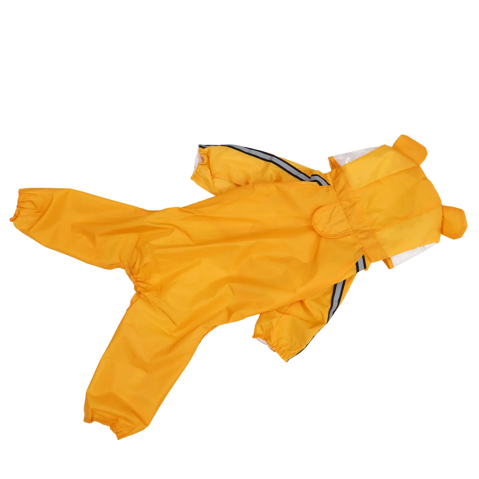 

Waterproof Dog Hoodie Raincoat for Large Dogs Cute Yellow Cloth Pet Rain Slicker Stylish Raincoat Lightweight Easy