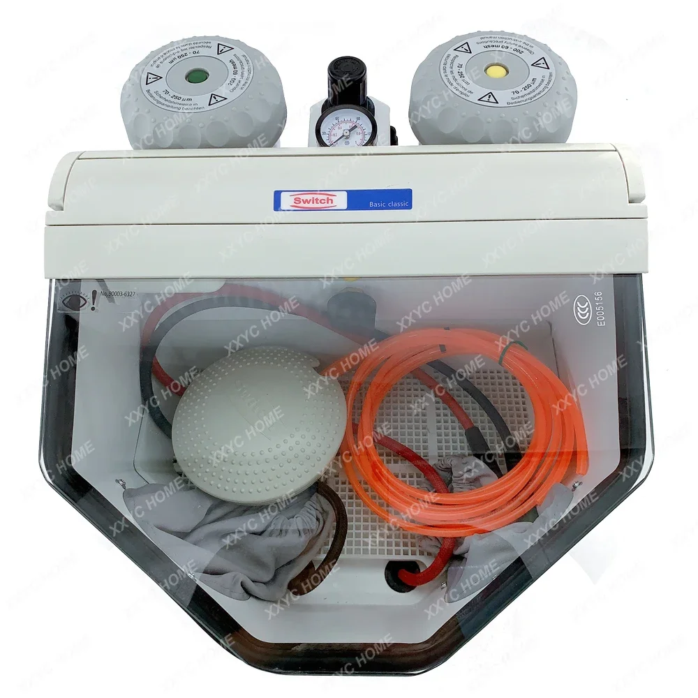 Jewelry Sandblasting Machine Double pen type automatic glass Sandblaster