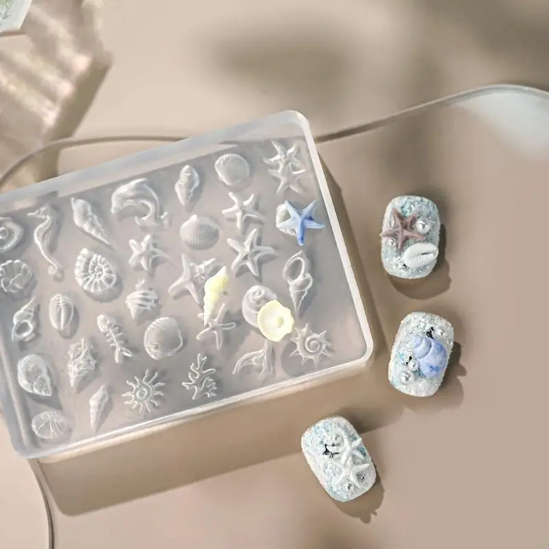 Heat Resistant Clear Silicone Craft Mold For Nail Artists And Handmade Jewelry Creation