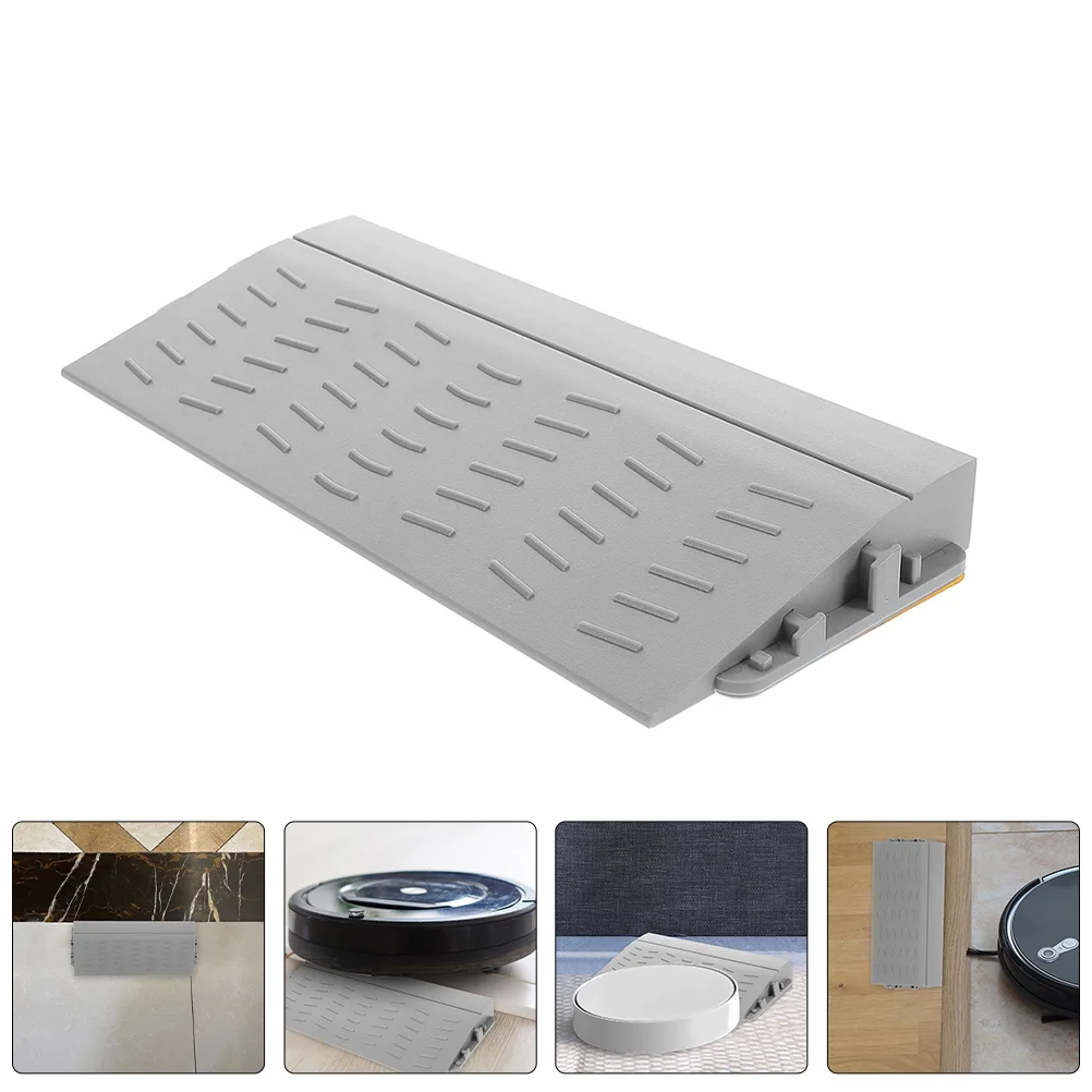 2 Pcs Sweeping Robot Threshold Strip Carrier Trailer Ramp Pad Door Wheelchair Ramps for Home Robots