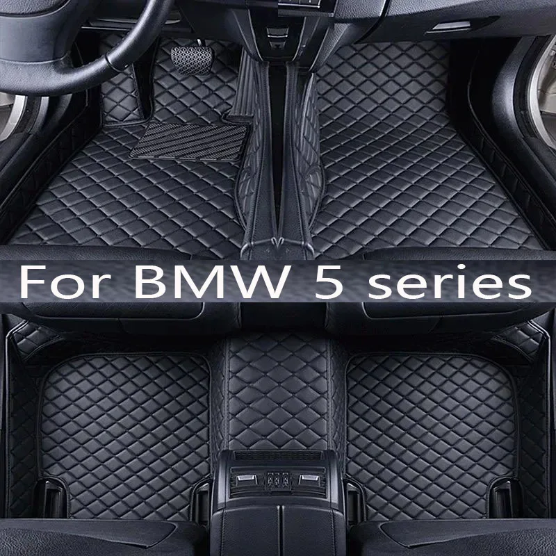 Car floor mats for BMW 5 series G30 525i 530i 540i 2018 19 20 21 22 Custom auto foot Pads automobile cover interior accessories