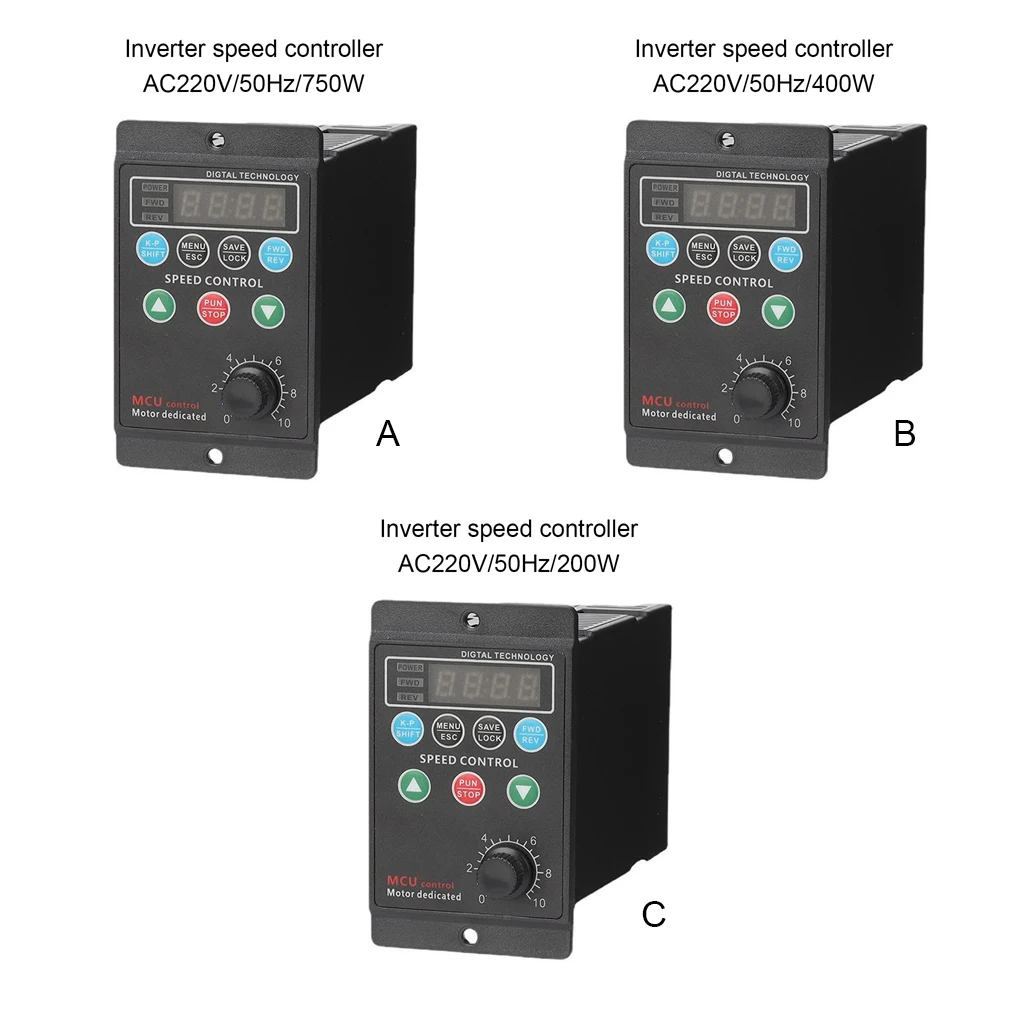 1-in-3-out Motor Inverter Digital 3 Phase Output 50Hz Speeds Control Driver Converter Controller Replacement 750W