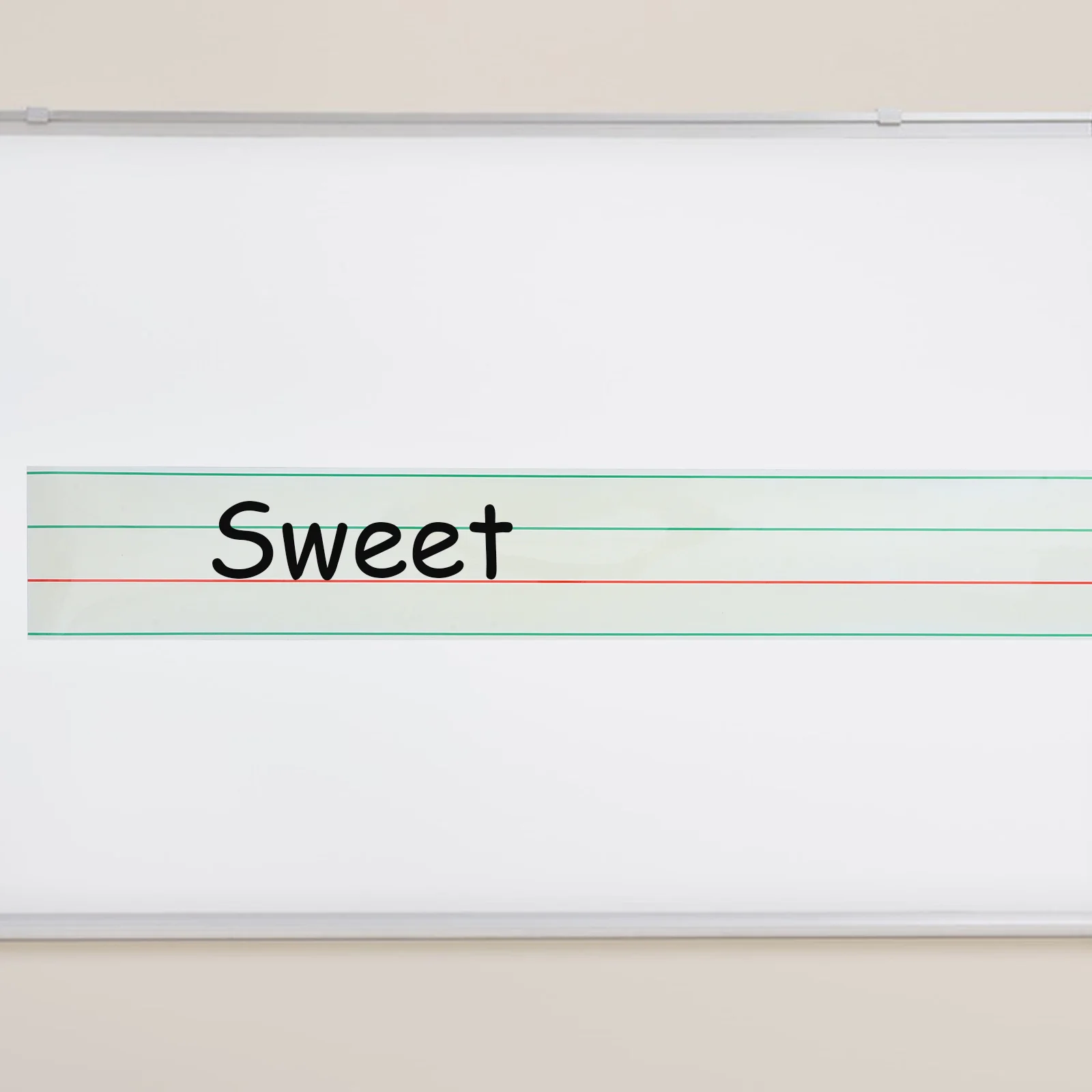 Colorful Magnetic Sentence Strips Dry Erase Board For Fridge Whiteboard Reusable Learning Tool Classroom Teaching Aid