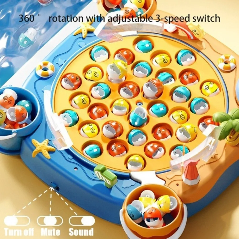 Novo tem música jogo de pesca magnética peixes coloridos idade 3 + jogo de fiação vara de peixe design interativo brinquedo educativo