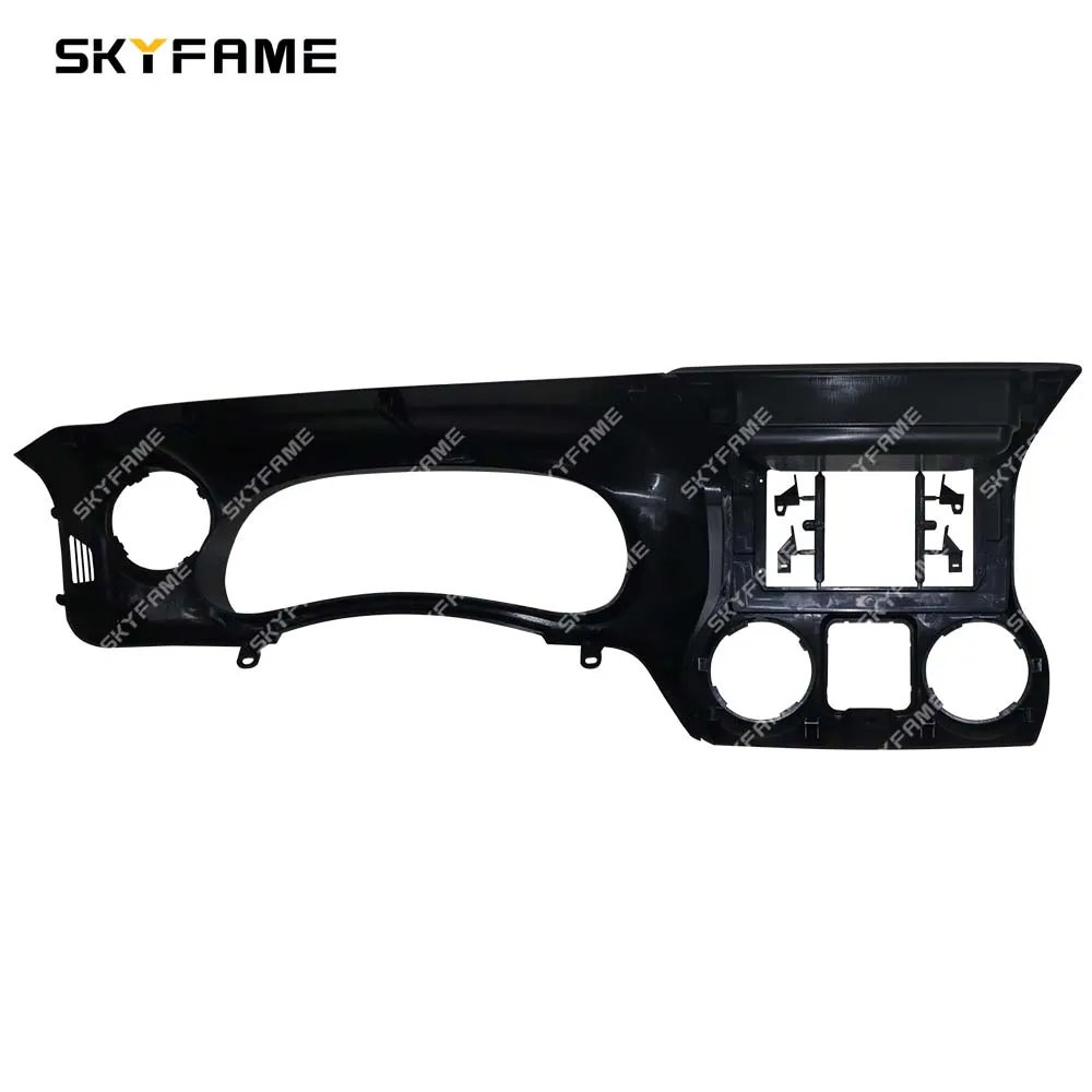 SKYFAME Car Frame Fascia Adapter Canbus Box Decoder Android Radio Dash Fitting Panel Kit For Jeep Wrangler Rubicon