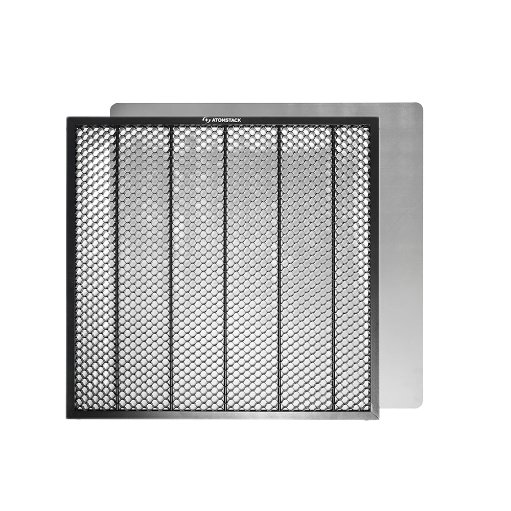 CO2 또는 다이오드 레이저 조각기 절단기용 Atomsatck 레이저 절단 벌집 작업 테이블 400x400mm/15.74x15.74in